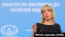 Портпаролката на руското Министерство за надворешни работи Марија Захарова