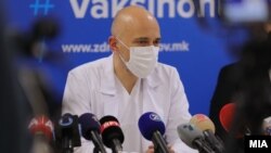 Злате Мехмедовиќ, портпарол на Комисијата за заразни болести