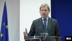 Еврокомесарот Јоханес Хан 