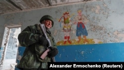Як узви гурӯҳҳои ҷудоиталаб дар Луҳанск