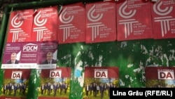 Campania electorală înainte de alegerile parlamentare anticipate din 11 iulie, la care Platforma „DA” a obținut numai 2.33% din voturi, Chișinău, iulie 2021.