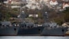 Севастополдогу Орусиянын кемелери. Крым. 28-март, 2014-жыл. 