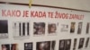 Transparent sa 22-godišnjice od zločina poznatijeg kao "Živa lomača", Višegrad, juni 2014.