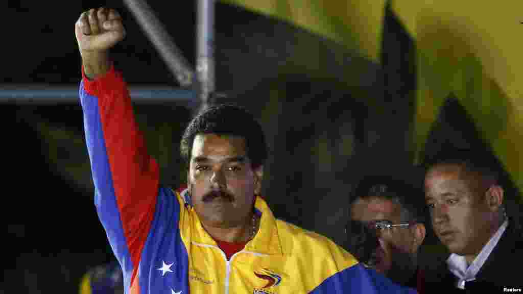 Nikolas Maduro proslavlja pobedu