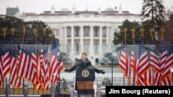 Donald Trump održao je govor pred pristalicama u Vašingtonu 6. januar 2021. 