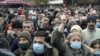 Pashinian Given Resignation Ultimatum At Protest Rally GRAB 2