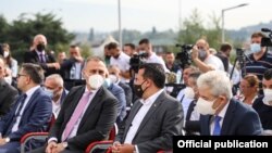 Артан Груби, Зоран Заев и Али Ахмети, архивска фотографија