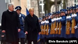 Dragan Čović sa predsjednicom Hrvatske Kolindom Grabar Kitarović u Sarajevu