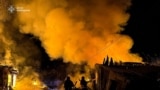 Последствия налета дронов на Киев