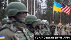  Військовослужбовці України і США на полігоні на Львівщині, 2015 рік