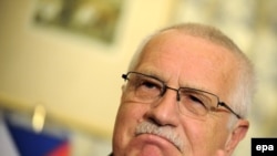 Президент Чехії Вацлав Клаус, 2008 р.