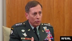 General David Petraeus at RFE/RL in May