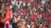 Tifozët serbë gjatë ndeshjes së Serbisë kundër Sllovenisë në Euro 2024, Munih, Gjermani, 20 qershor 2024.
