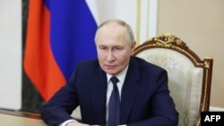 Vlagyimir Putyin orosz elnök 2025. február 27-én Moszkvában