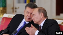 Віктор Янукович і Володимир Путін, грудень 2013 року