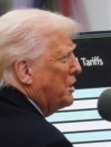 U.S. President Trump delivers remarks on tariffs at the White House