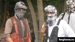 IMU militants in Afghanistan's northern Kunduz Province in an undated photo.