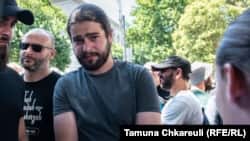 ვარლამ გოლეთიანი თბილისი პრაიდის საწინააღმდეგო ძალადობრივ აქციაზე, 5 ივლისი, 2021