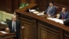 Armenia - Former Foreign Minister Vartan Oskanian addresses the National Assembly, Yerevan, 1Oct2012.