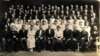 Під час виступів Української республіканської капели у Празі, 1919 рік. Капела була створена 16 січня 1919 року в Києві музичним відділом Міністерства освіти УНР за дорученням голови Директорії Симона Петлюри, для популяризації української музичної культури за кордоном