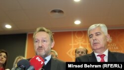 Bakir Izetbegović (SDA) i Dragan Čović (HDZ BiH) arhivska fotografija