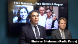 ریچارد رتکلیف همسر نازنین زاغری، و بابک نمازی پسر باقر و برادر سیامک نمازی، خواستار آزادی بستگان و نزدیکان خود شده‌اند.