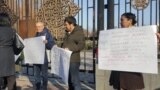 Kyrgyzstan. Bishkek. Action for the preservation of glaciers. November 8, 2017