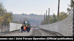 Підготовка КПВВ «Щастя» в Луганській області, 19 жовтня 2020 року
