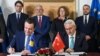 Потпишување на договорот за фабриката за оружје на Косово, 16 декември 2024 година.