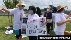 Türkmen hökümetiniň syýasatyna garşy protest çykyşy, 26-njy iýun, 2020.