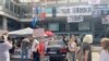 Protest studenata u blokadi ispred RTS-a, Beograd 22. april 2025.