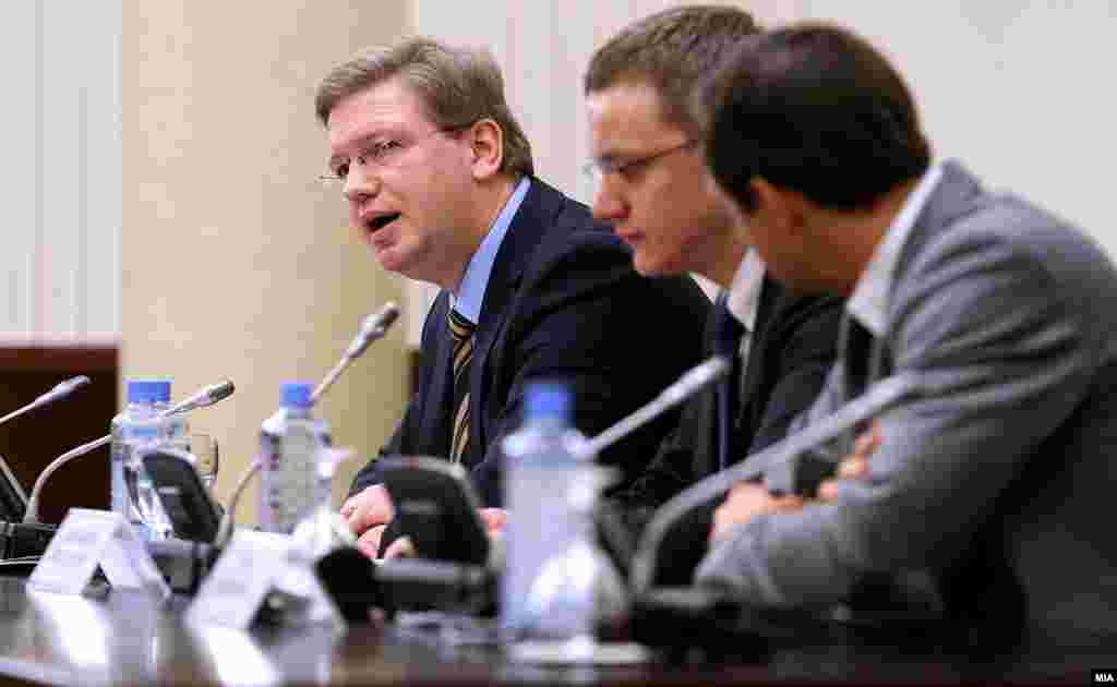 Еврокомесарот Филе на парламентарниот комитет Република Македонија - ЕУ - Парламентарен комитет Република Македонија - ЕУ