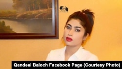 قندیل بلوڅ په ۲۰۱۶ز کې وژل شوې وه