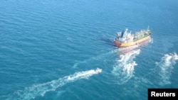 Tanker pod zastavom Južne Koreje koji je zaplijenio Iran u vodama Zaliva, Iran, 4. januara 2021.