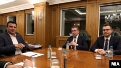 Лидерска средба меѓу премиерот Зоран Заев и претседателот на ВМРО-ДПМНЕ, Христијан Мицкоски