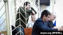 Володимир Балух в суді в анексованому Криму, 11 квітня 2018 року