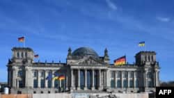 Зградата на германскиот парламент во Берлин, Германија