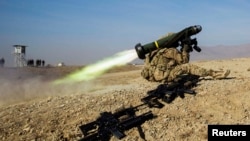 Протитанковий ракетний комплекс Javelin в бою, Афганістан, січень 2015 року