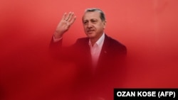 O imagine a președintelui Recep Tayyip Erdogan