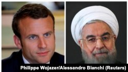 حسن روحانی ( راست) در تماس تلفنی با امانوئل مکرون گفته که ایران به «همه تعهدات» خود در برجام عمل کرده است.
