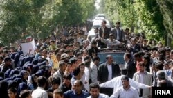 عکس خبرگزاری ایرنا از سفر محمود احمدی نژاد به جزیره ابوموسی