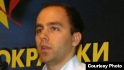 Дарко Давитковски, претседател на Социјалдемократската младина на Македонија. 