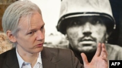 Australian founder of whistleblowing website WikiLeaks Julian Assange