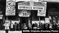  „Cuirasatul Potemkin ”, unul din primele filme sovietice acceptate în circulație internațională 
