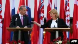 Recep Tayyip Erdogan i Kolinda Grabar-Kitarović, fotoarhiv