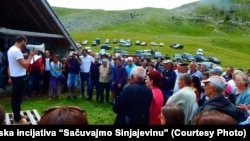 Protest na Sinjajevini, 12. juli
