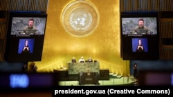 Președintele ucrainean, Volodimir Zelenski, s-a adresat, la Summitul Viitorului, Consiliului de Securitate al ONU.