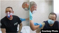 Србија - Александар Вулин и Ивица Дачиќ ја примија вакцина „Спутник V“, во Белград. 6 јануари 2021 година.