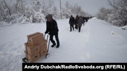 КПВВ «Станиця Луганська», січень 2019 року