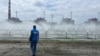 Експерт од Меѓународната агенција за атомска енергија во инспекција на украинската нуклеарна централа Запорожје, која беше запленета од руските сили во март 2022 година.

